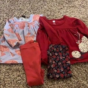 Tea baby girls set 3-6 months